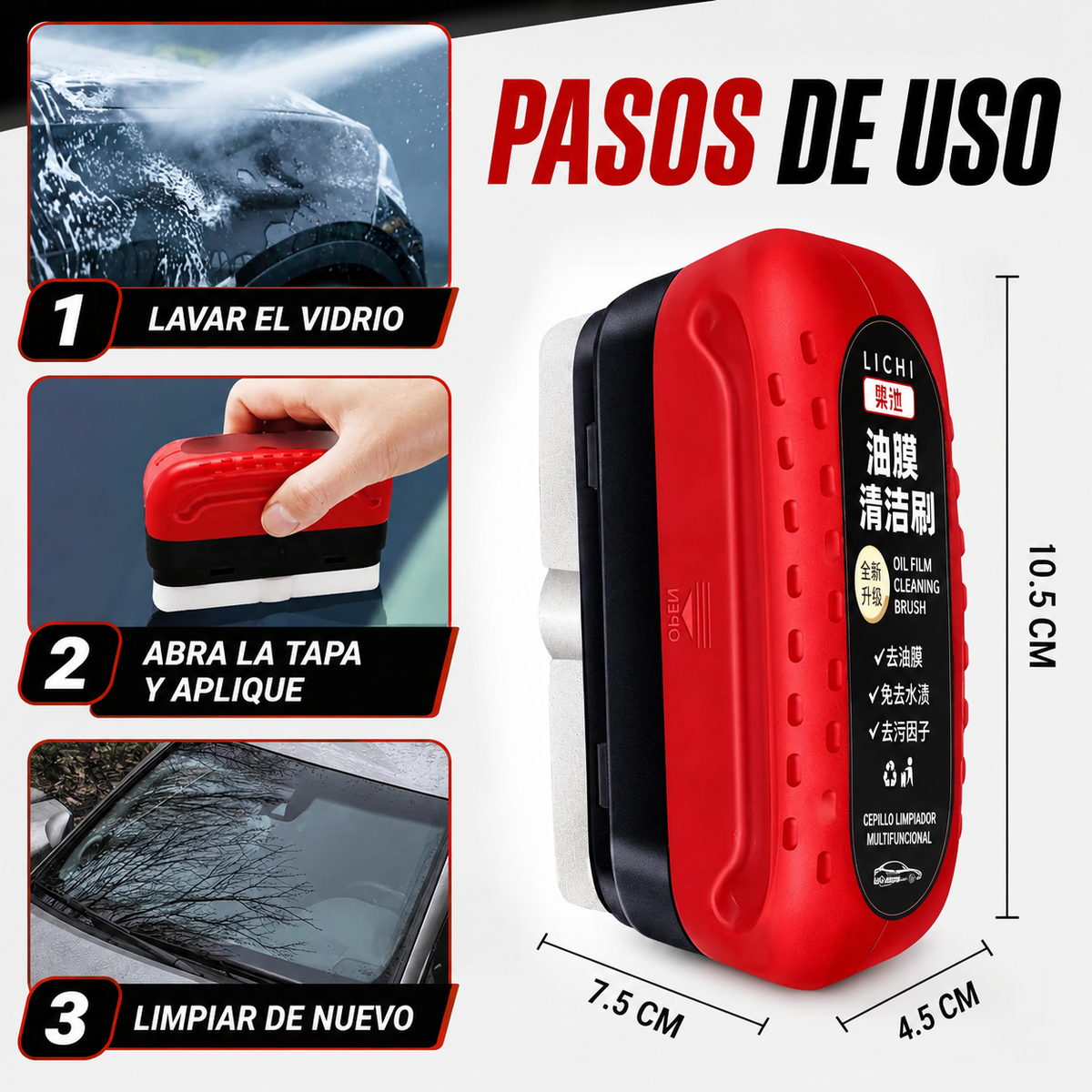 Oil Film Cleaner – Limpiador de Vidrios para Carro