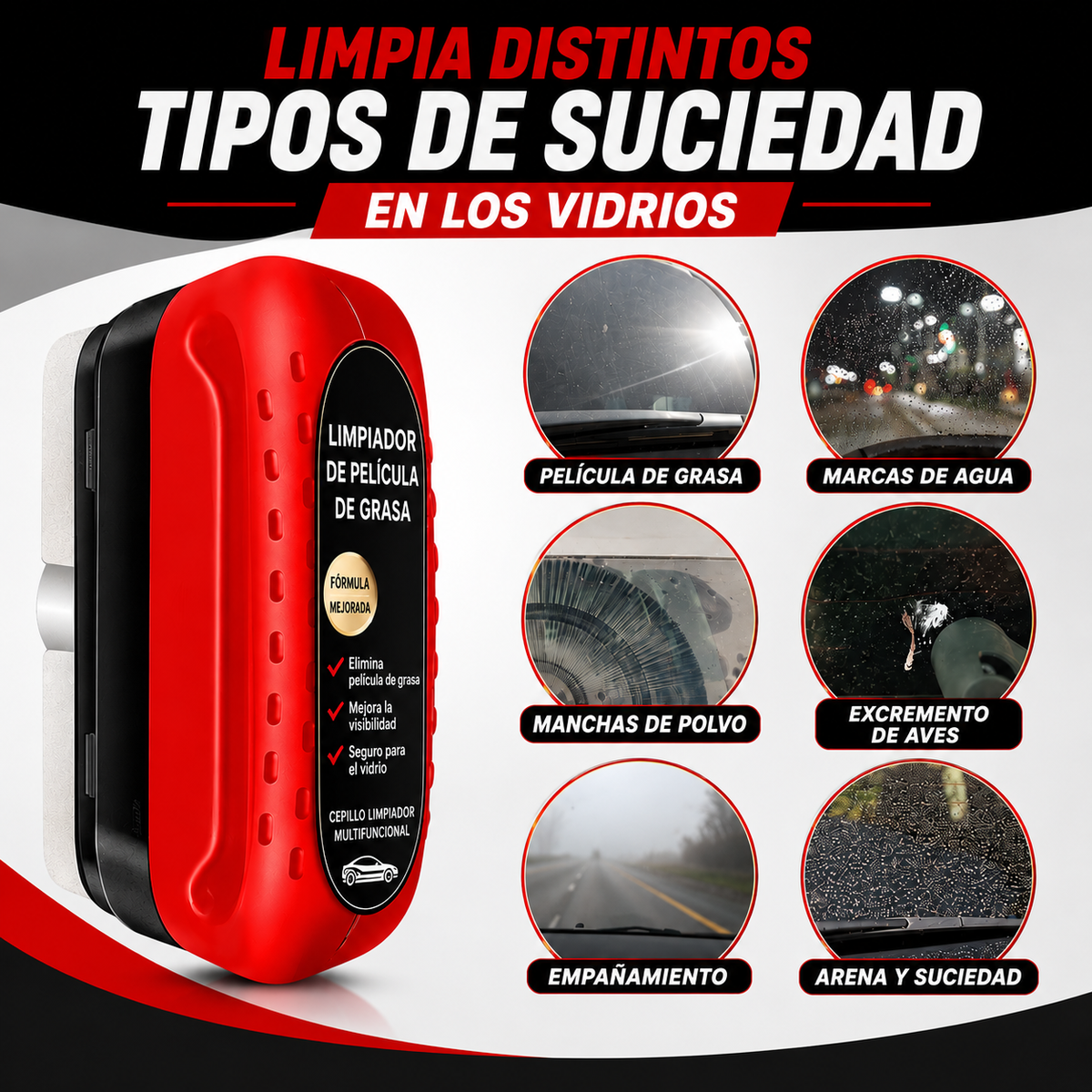 Oil Film Cleaner – Limpiador de Vidrios para Carro