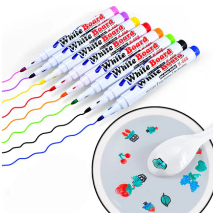 Kit Marcadores Con Tinta Flotante Para Niños