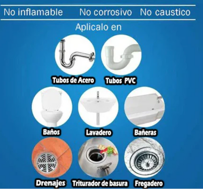 Destapador y Limpiador De Cañerías - Desagües