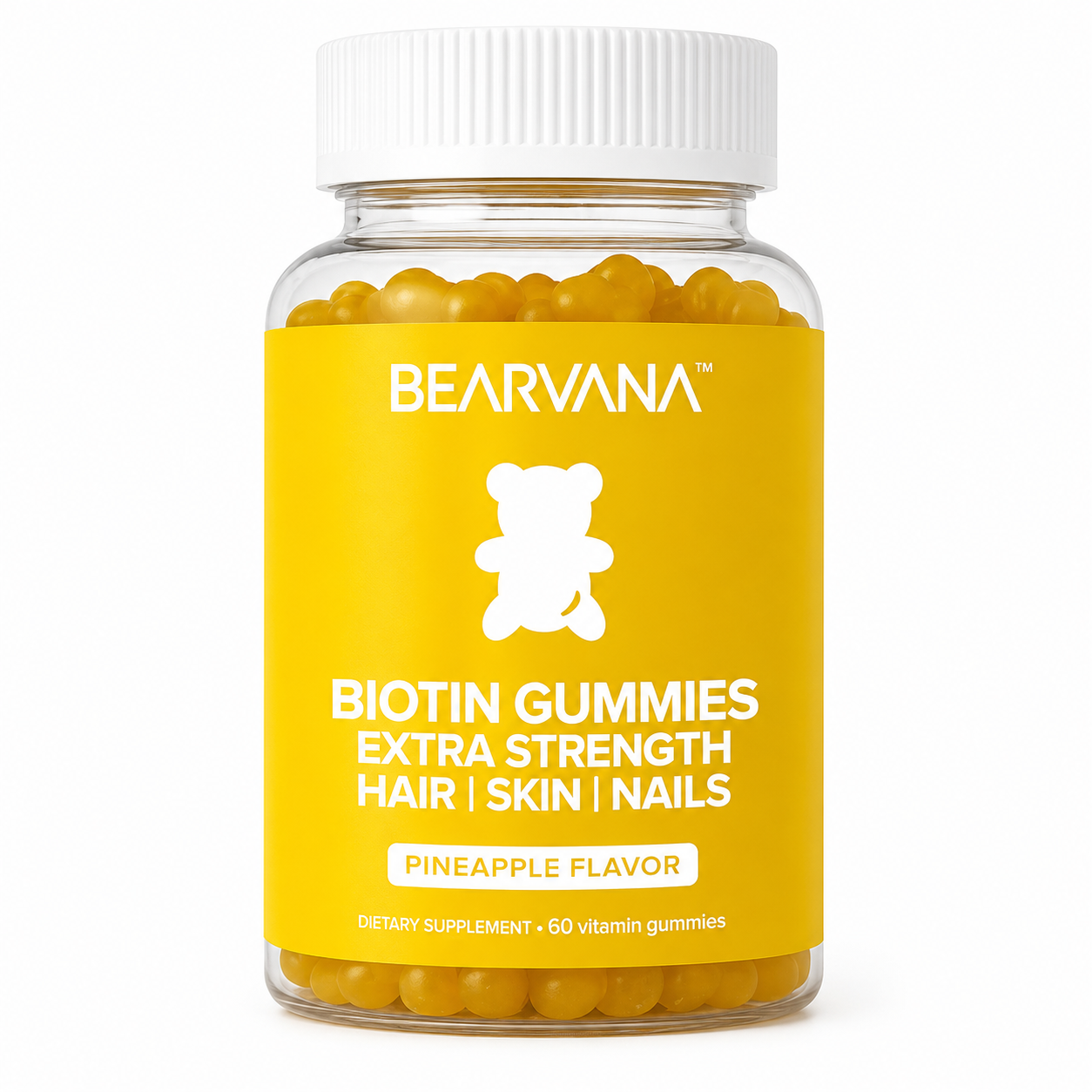 Bearvana Biotin Gummies 60 unds