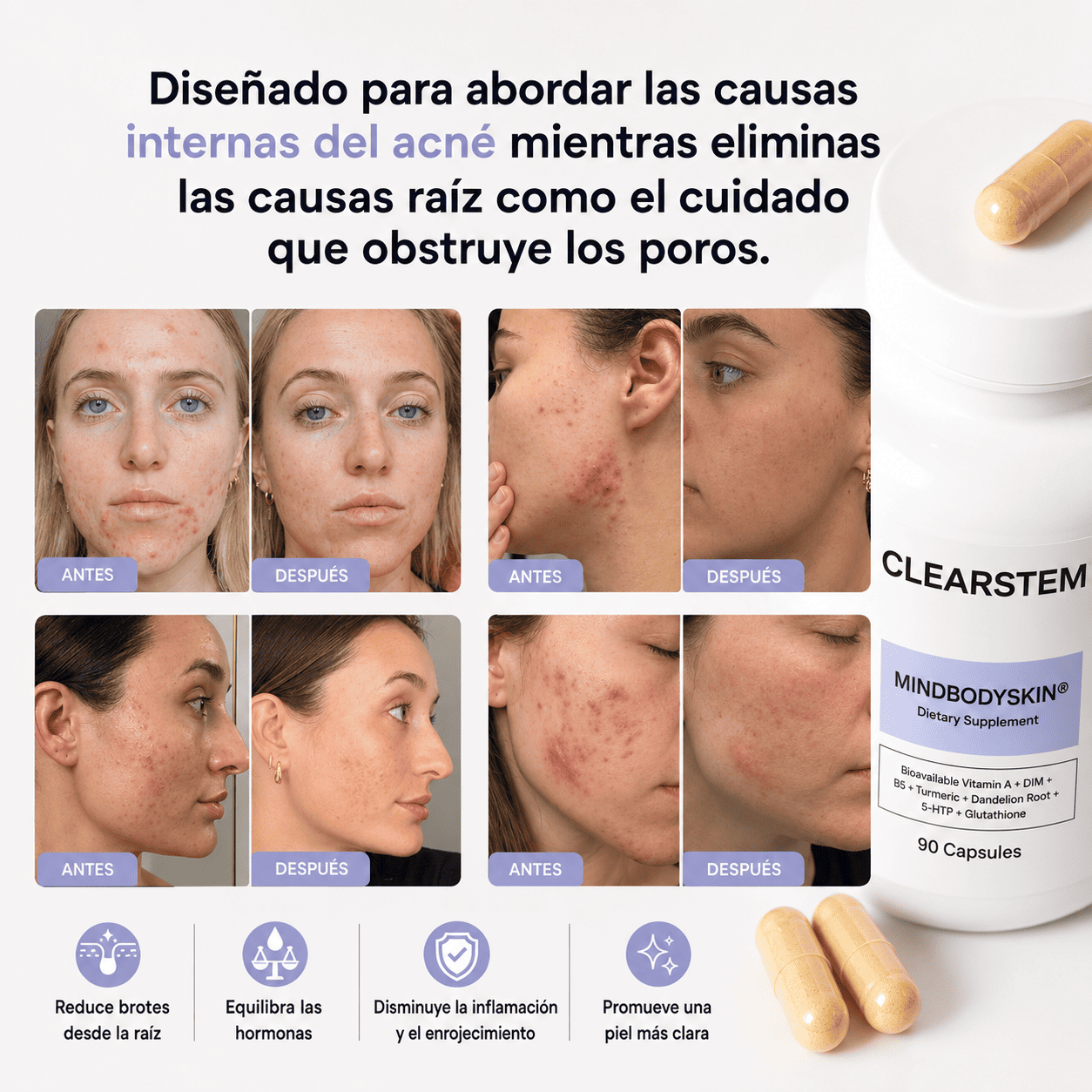 CLEARSTEM MindBodySkin 90 caps