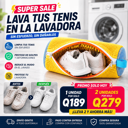 Bolsa para Lavar Zapatos – Protección Antigolpes