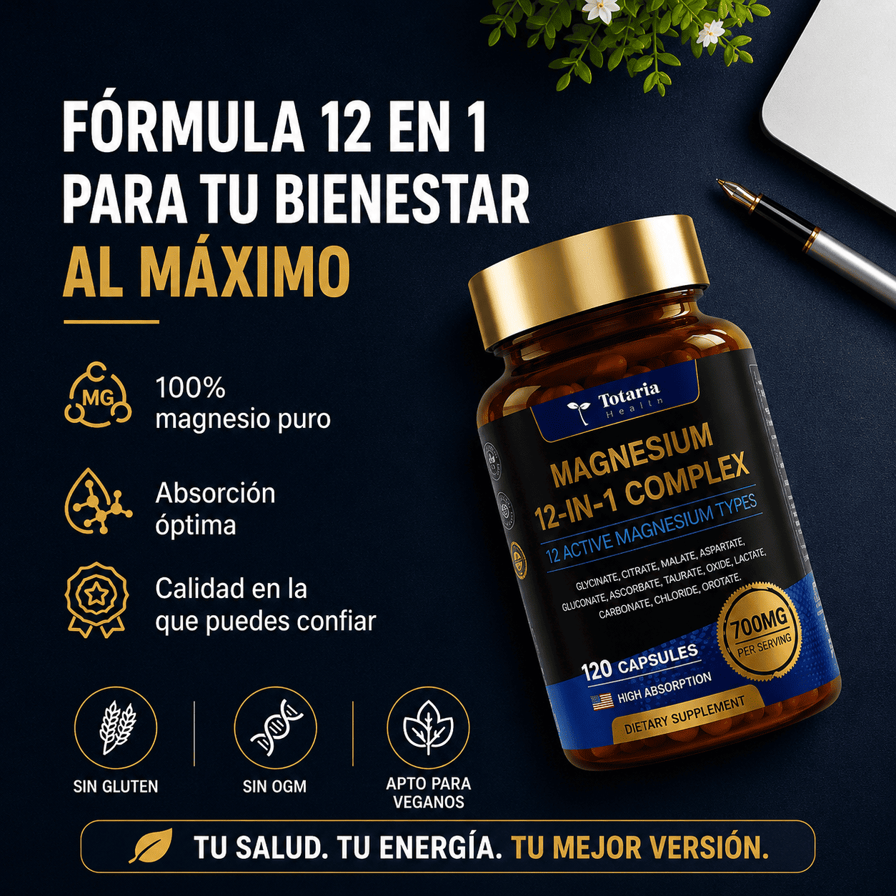 Magnesium 12 in 1 Complex 120cps