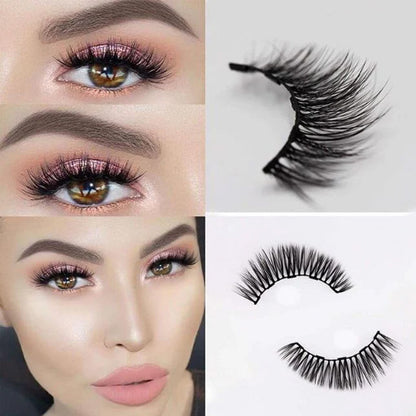 Delineador y pestañas magnéticas 😍😱 ¡Luce una mirada de impacto en segundos!